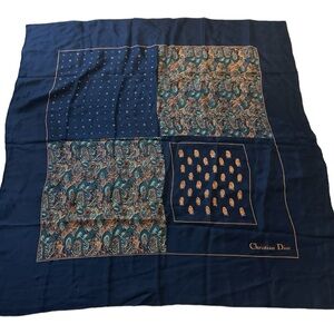 Christian Dior Blue scarf